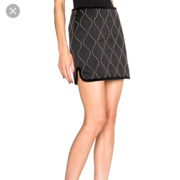 Alexander Wang Hourglass Studded Mini Skirt! NWT! - Picture 1 of 8